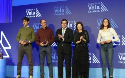 José Luís Doreste i les embarcacions L’Oreig i Garnatxa III, premiats