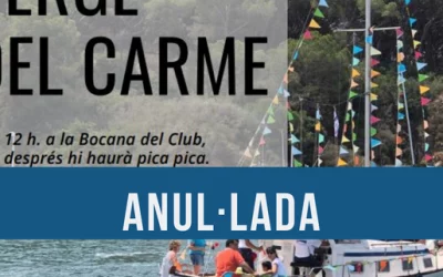 Processó de la Verge del Carme, anul·lada